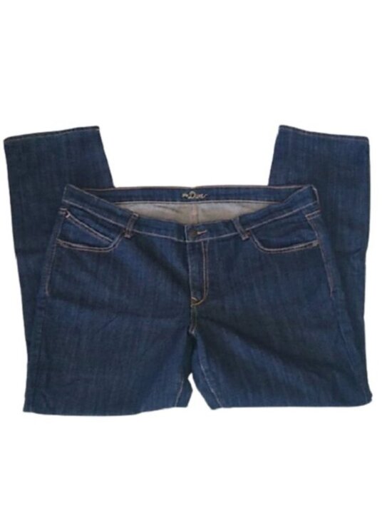 Old Navy Denim - Old Navy Women's "the Diva" Jeans, Dark Blue Denim, size 16 Regular